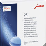 Таблетки JURA для 3-фазовой очистки от кофейных масел 25 шт