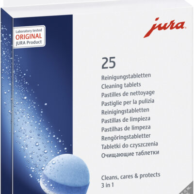 Таблетки JURA для 3-фазовой очистки от кофейных масел 25 шт