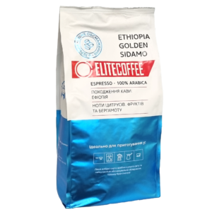 Кофе ELITECOFFEE ETHIOPIA GOLDEN SIDAMO в зернах 1 кг