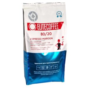 Кофе ELITECOFFEE Maroon 80/20 в зернах 1 кг