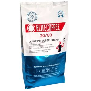 Кофе ELITECOFFEE Super Crema 20/80 в зернах 1 кг