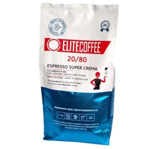 Кофе ELITECOFFEE Super Crema 20/80 в зернах 1 кг