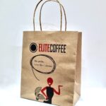 Пакет бумажный ELITECOFFEE крафтовый с ручками №1