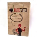 Пакет бумажный ELITECOFFEE крафтовый с ручками №3
