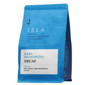 Кофе ISLA DECAF без кофеина молотый 200 г