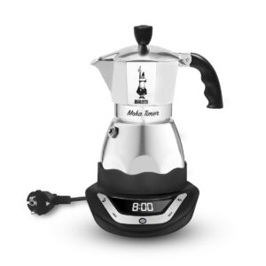 Электрическая гейзерная кофеварка Bialetti Moka Timer на 3 чашки
