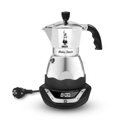 Электрическая гейзерная кофеварка Bialetti Moka Timer на 3 чашки