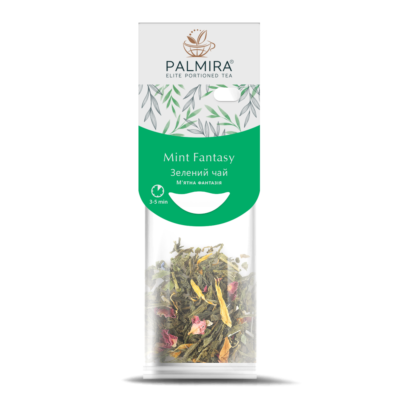 Чай PALMIRA зеленый МЯТНАЯ ФАНТАЗИЯ 15×2,4 г