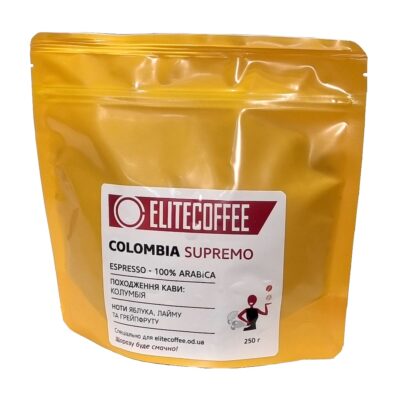 Кофе ELITECOFFEE Colombia в зернах 250 г