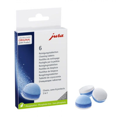 Таблетки JURA для 3-фазовой очистки от кофейных масел 6 шт