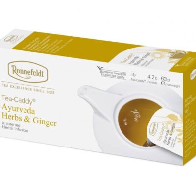 Чай Травяной Роннефельдт Аюрведа Травы и Имбирь Tea-Caddy® Ayurveda Herbs & Ginger 15×4,2 г