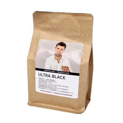 Кофе ELITECOFFEE Ultra Black в зернах 250 г