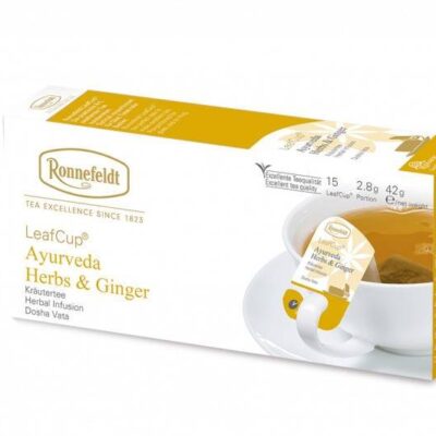 Чай Травяной Роннефельдт Аюрведа Травы и Имбирь LeafCup® Ayurveda Herbs & Ginger 15×2,8 г