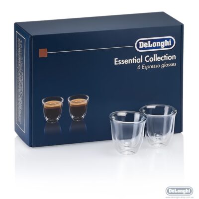 Набор стаканов DeLonghi Espresso 90 мл 6 шт