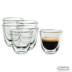 Набор стаканов DeLonghi Espresso 90 мл 6 шт