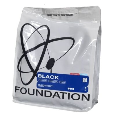 Кофе FOUNDATION COFFEE ROASTERS BLACK в зернах 1 кг