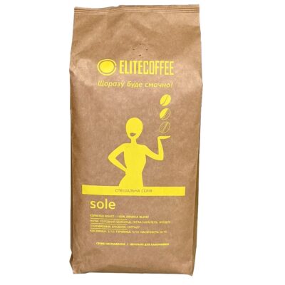 Кава ELITECOFFEE sole у зернах 1 кг