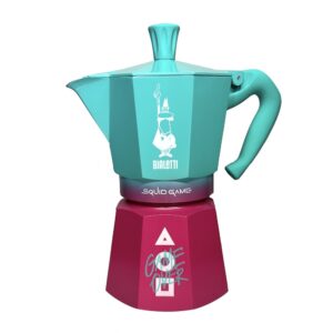 Кофеварка гейзерная Bialetti Moka Express Squid Game на 6 чашки