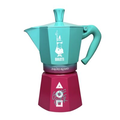 Кофеварка гейзерная Bialetti Moka Express Squid Game на 6 чашки
