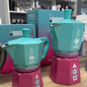 Кофеварка гейзерная Bialetti Moka Express Squid Game на 3 чашки
