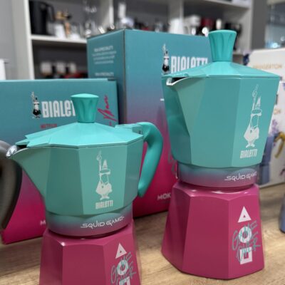 Кофеварка гейзерная Bialetti Moka Express Squid Game на 6 чашки