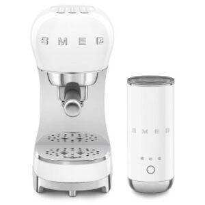 Кавоварка еспресо Smeg ECF12WHEU зі спінювачем